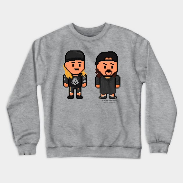 Crave Not These Things in 1995 Pixel Jay and Silent Bob Crewneck Sweatshirt by gkillerb